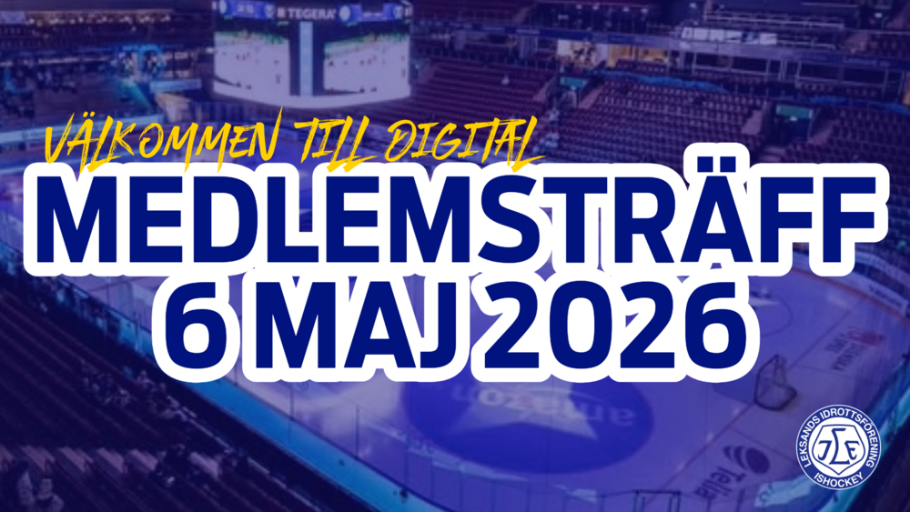Medlemsträff 6 maj 2026